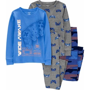 Erkek Çocuk Pijama Set 4'lü Paket