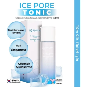 Gözenek Sıkılaştırıcı, Canlandırıcı ve Nemlendirici Ice Pore Tonik 150ML