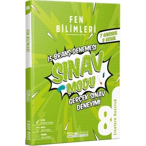 Pruva Akademi 8. Sınıf Fen Bilgisi Branş Denemesi