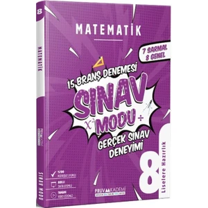 Pruva Akademi 8. Sınıf Matematik Branş Denemesi