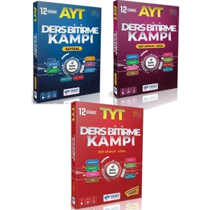 Yanıt Yayınları TYT ve AYT 12 Günde Ders Bitirme Kampı Seti 3 Kitap Set