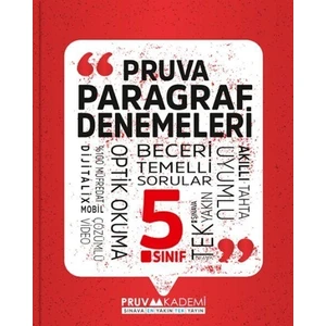 Pruva Akademi 5. Sınıf Paragraf Denemeleri