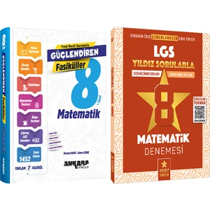 2025 LGS Matematik Güçlendiren Fasiküller - Yıldız LGS Matematik 8 Deneme 2'li Set