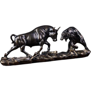 Ayı Ğa Heykeli Gerçekçi Sığır Heykelleri Ev Üstü Kitaplıır 28X8X11.5CM (Yurt Dışından)