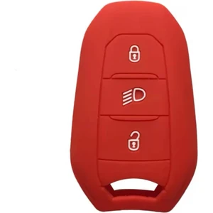 Şenyıldız Aksesuar Peugeot 208 308 508 2008 3008 5008 Rifter Silikon Anahtar Koruma Kılıfı Far Tuşlu