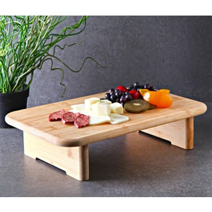 Ayaklı Bambu Kesme Tahtası G3758