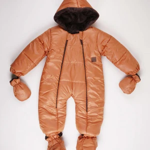 Iz Bırakmaz Soğuk Geçirmez %100 Pamuklu Kapüşonlu Kışlık Kız Erkek Bebek Astronot Tulum Kozmonot