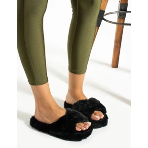 Tüylü Pofuduk Peluş Ev Terliği