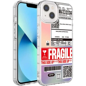 - Apple iPhone 13 - Kılıf Kamera Korumalı Renkli Desenli Sert Silikon Korn Kapak - NO5 - T23608