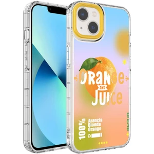 - Apple iPhone 13 - Kılıf Kamera Korumalı Renkli Desenli Sert Silikon Korn Kapak - NO3 - T23608