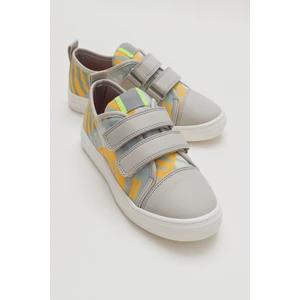 Erkek Çocuk Gri Sneaker Ayakkabı