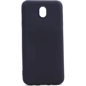 noktaks - Samsung Galaxy J5 Pro - Kılıf Mat Soft Premier Silikon Kapak - Siyah - T1657