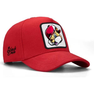 V1 Kids Baseball Sincap - 3 Kod Logolu Unisex Kırmızı Çocuk Şapka (Cap)
