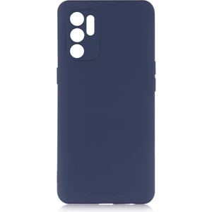 noktaks - Oppo Reno 6 4G - Kılıf Mat Soft Premier Silikon Kapak - Lacivert - T19299