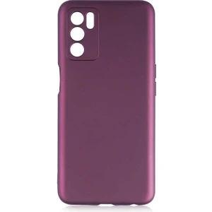 noktaks - Oppo A16 - Kılıf Mat Soft Premier Silikon Kapak - Mürdüm - T18847