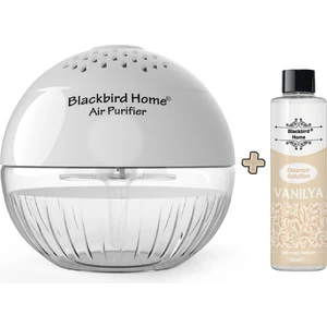 Blackbird Home Işıklı Hava Temizleyici Küre Beyaz + 150 ml Vanilya Küre Solüsyonu