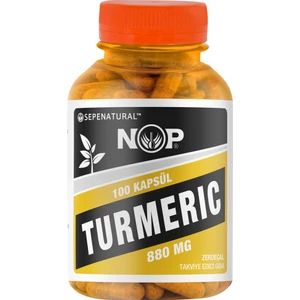 NOP Naturel Zerdeçal Kapsül Curcumin Kurkumin Turmeric  100 x 880 mg