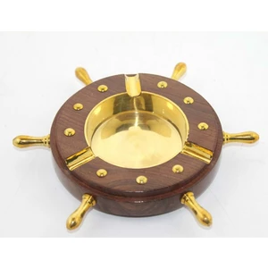 Keyfim Shop Pirinç Dümenli Küllük 15CM