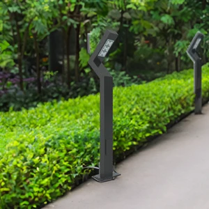 Quark Lighting Özel Reflektörlü Bollard Aydınlatma Antrasit BL104