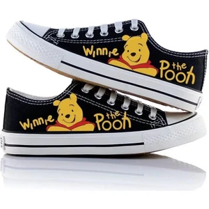 Touz Moda Winnie The Pooh Baskılı  Kanvas Ayakkabı