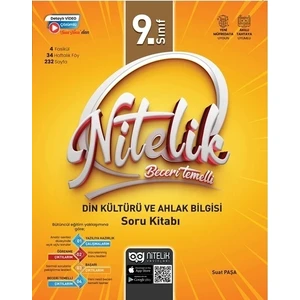Nitelik Yayınları 9. Sınıf Din Kültürü ve Ahlak Bilgisi Soru Kitabı Beceri Temelli