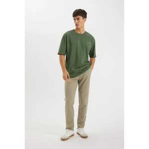 Jogger Kışlık Pantolon Basic Düz Beli Bağcıklı Cepli Düz Paça C6022AX24AU