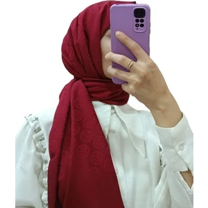 Jakarlı Lys Desenli Şal 1031