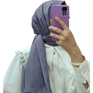 Jakarlı Lys Desenli Şal 1031