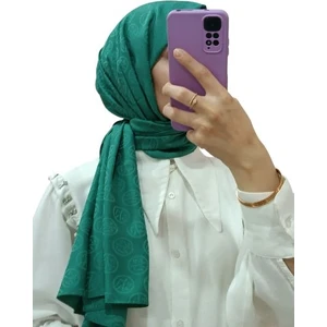 Jakarlı Lys Desenli Şal 1031