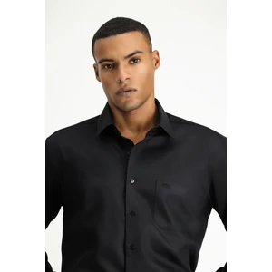 Uzun Kol Non Iron Saten Klasik Pamuklu Gömlek