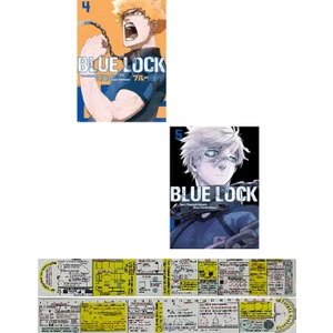 Blue Lock 4-5. Ciltler Manga Seti + Mat. Öğreten Cetvel