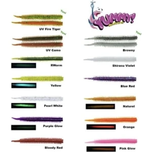 Yummy Sandworm 7cm Lrf Silikonu Yellow