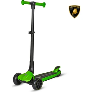 Lisanslı L3 Kolay Katlanabilir Işıklı Orta Gövde ve Işıklı Tekerlekli Çocuk Scooter Yeşil
