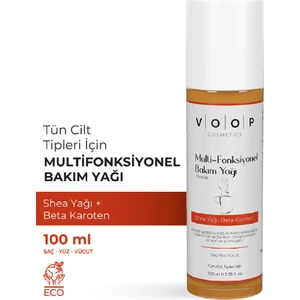 Multi Fonksiyonel Bakım Yağı ( Saç - Yüz - Vücut ) Shea Yağ - Beta Karoten | 100 ml