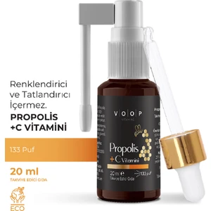 Propolis C Vitamini Sprey-damla - 20 ml | Bağışklık Sistemi Güçlendirici