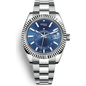 G Sport Polo Rolex Model Çelik Kordonlu 45 mm  Oval Kasa Erkek Kol Saati