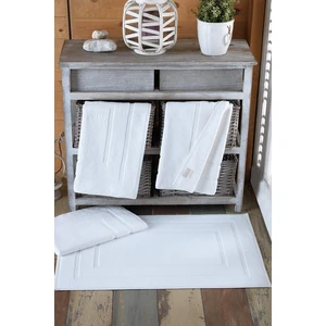 4 Adet Odelia Serisi Ayak Havlu 50x70 200gr Beyaz