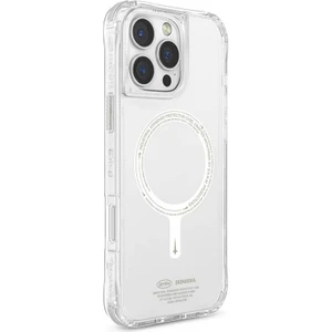 iPhone 16 Pro Uyumlu Kılıf Magsafe Özellikli Şeffaf Airbag Tasarımlı Skinarma Saido Nightglow Şeffaf