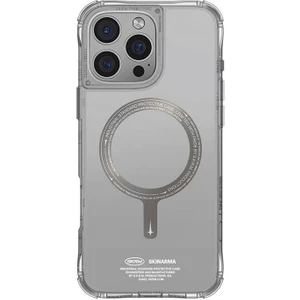 iPhone 16 Pro Max Kılıf Magsafe Şarj Özellikli Airbagli Şeffaf Skinarma Saido Prime Kapak Titanyum