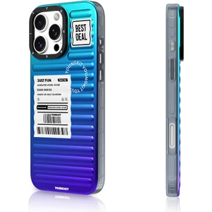 iPhone 16 Pro Max Uyumlu Kılıf Youngkit The Secret Color Serisi Kapak Mor