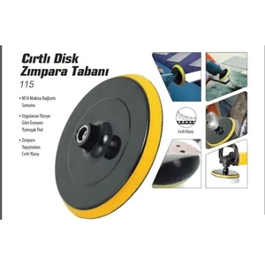 Cırtlı Disk Zımpara Tabanı 115 mm  SGS285