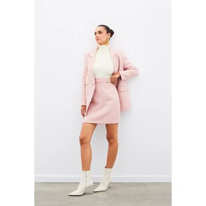 Mini Boy Tüvit Etek - Pembe