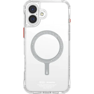 iPhone 16 Uyumlu Kılıf Skinarma Şeffaf Airbag Tasarımlı Magsafe Şarj Özellikli Saido Kapak Şeffaf