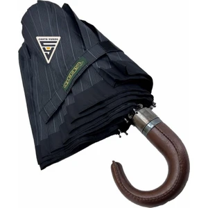 Çanta Yurdu April A-228G Elite G1 Otomatik 10 Telli Şemsiye Çizgili Siyah