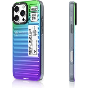 iPhone 16 Pro Max Uyumlu Kılıf Youngkit The Secret Color Serisi Kapak Mavi