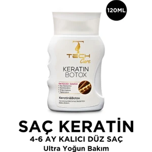 Tech Care Saç Keratin Brezilya Fönü Kalıcı Düzleştirici Botox 120 ml