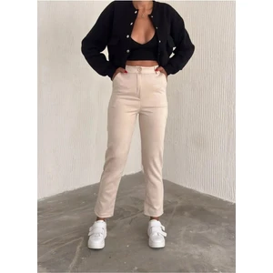 Kadın Süet Havuç Pantolon