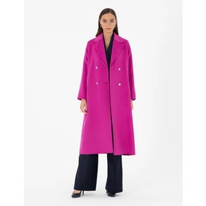 Pierre Cardin Kadın Fuşya Kaşe Kaban 50290348-VR023