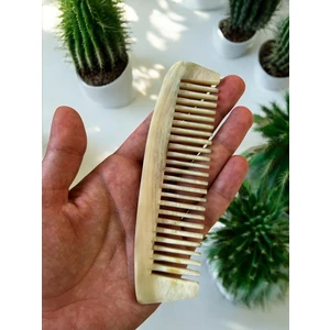 Yerli Üretim Koç Boynuzu Kemik Tarak - El Yapımı Klasik - 14 - 16 cm Arası