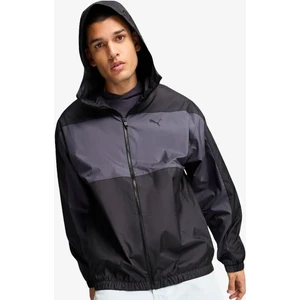 Mesh Lined Erkek Siyah Rüzgarlık 62747301